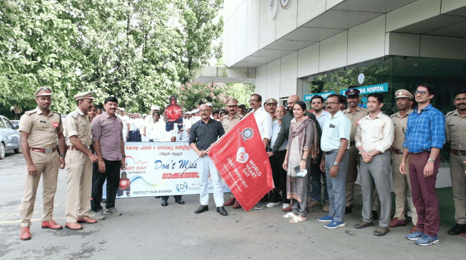 Kerala Fire & Rescue Walkathon – World Heart Day 2025